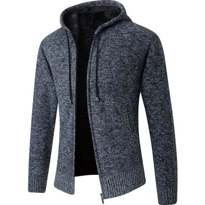Warm Solid Hoodie for Winter