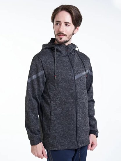 Thermal Zippered Pocket Hoodie