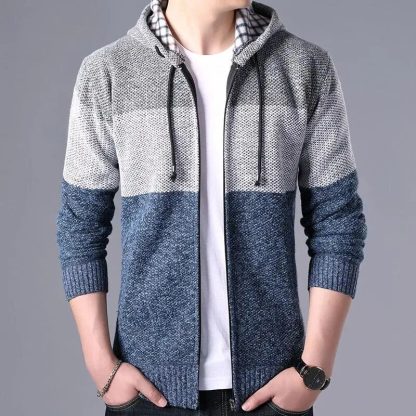 Hooded Sweater Zipper-Up - Image 7