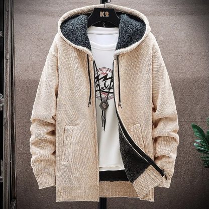 Long Thick Knitted Sweater - Image 3