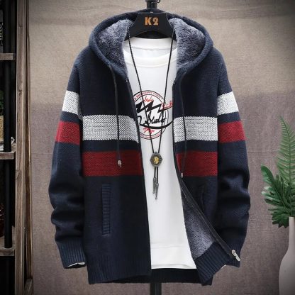 Fleece Lined Sweater Hoodie