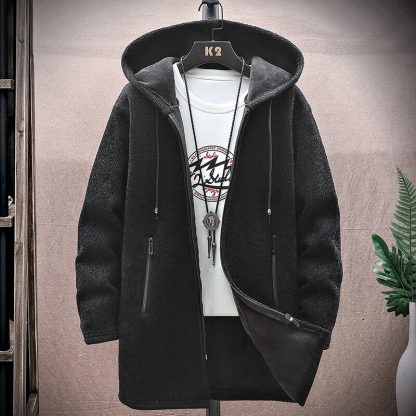 Knitted Sweater Style Hoodie - Image 3