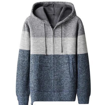Warm Hooded Sweater Tops - Image 2