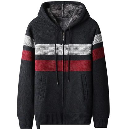 Warm Hooded Sweater Tops - Image 3