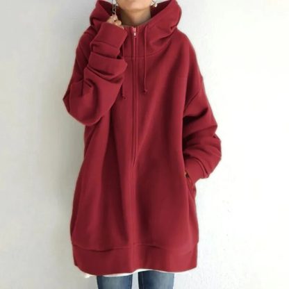 Casual Long Sleeve Hoodie - Image 5
