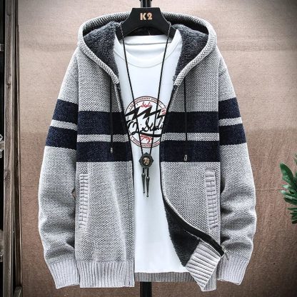 Fashion-Forward Striped Hoodies