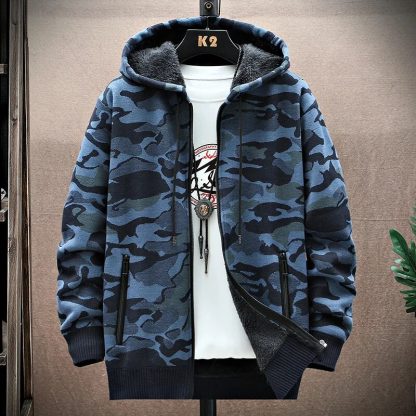 Camo-Inspired Winter Hoodie - Image 4