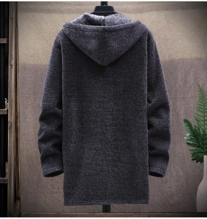 Long Knitted Hoodie - Image 5