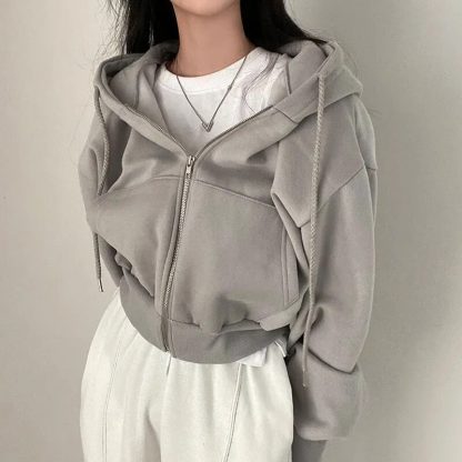 Loose Crop Tops Streetwear - Image 3