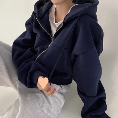 Loose Crop Tops Streetwear