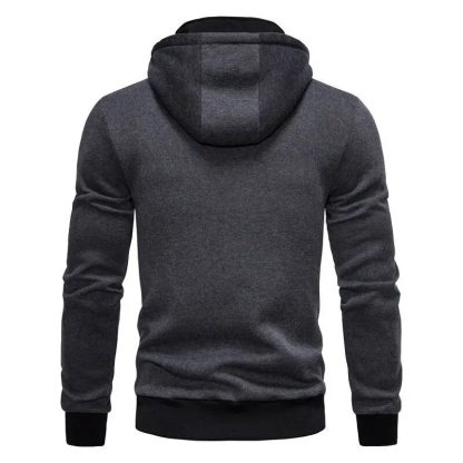 Zippered Stand-up Collar Jacket - Image 5