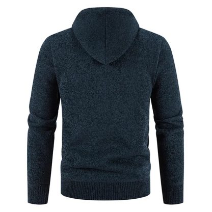 Solid Casual Hoodie - Image 2