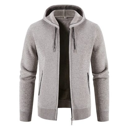 Solid Casual Hoodie - Image 3