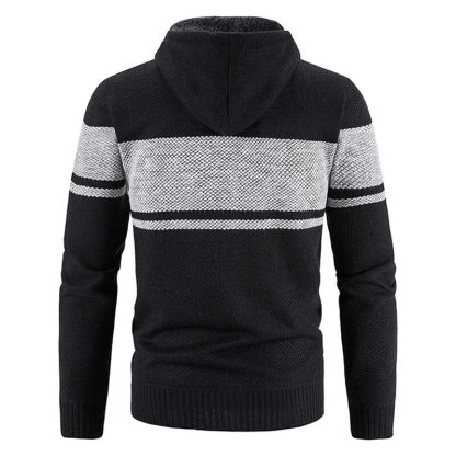 Warm Knitted Hoodie - Image 2