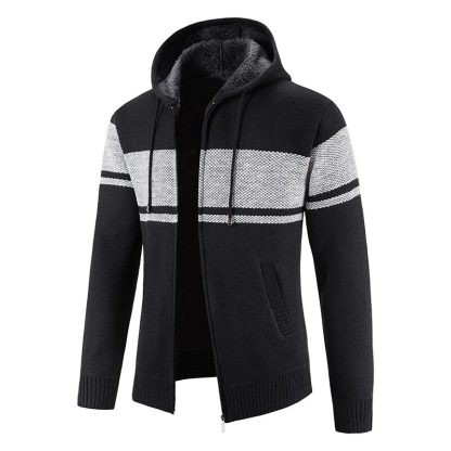 Warm Knitted Hoodie
