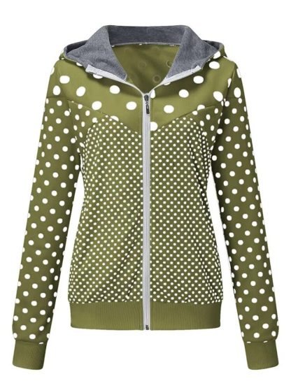 Fashionable Basic Zipper Sweatshirt Hoodie - Image 5