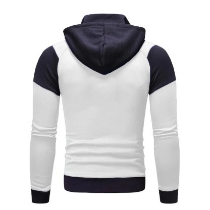 Double Zipper Slim Fit Hoodie - Image 3