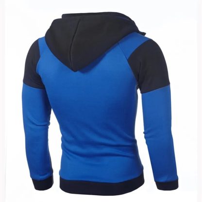Double Zipper Slim Fit Hoodie - Image 5