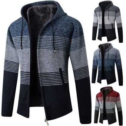Hooded Coat Fleeced Lined - Image 2