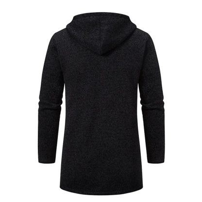 Zipper Slim Trench Hoodie - Image 2