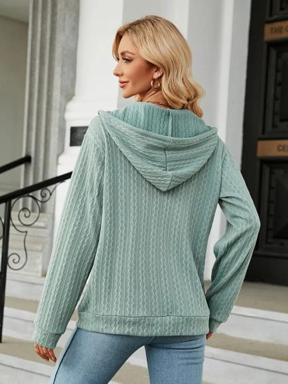 Chill Loose Zippered Hoodie - Image 2