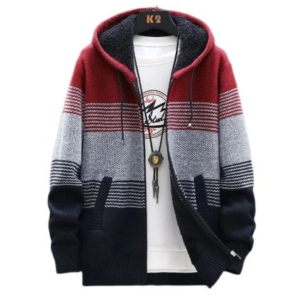 Stylish Stripes Hoodie - Image 6