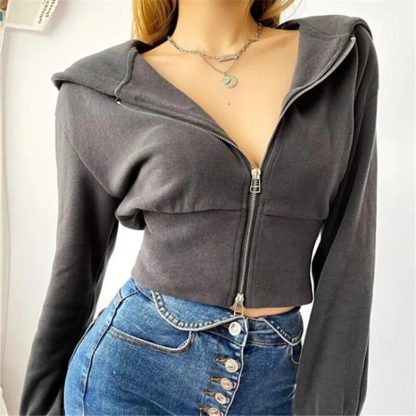 Chic Hoodie Top Style - Image 3