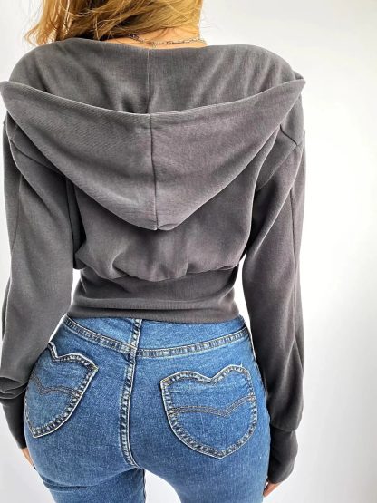 Chic Hoodie Top Style - Image 5