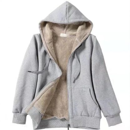 Warm Hooded Long-sleeved - Image 5