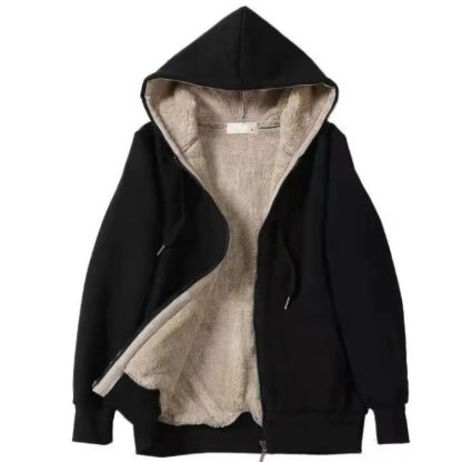 Warm Hooded Long-sleeved