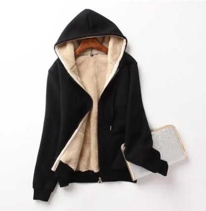 Solid Long Sleeve Sweatshirts Hoodie
