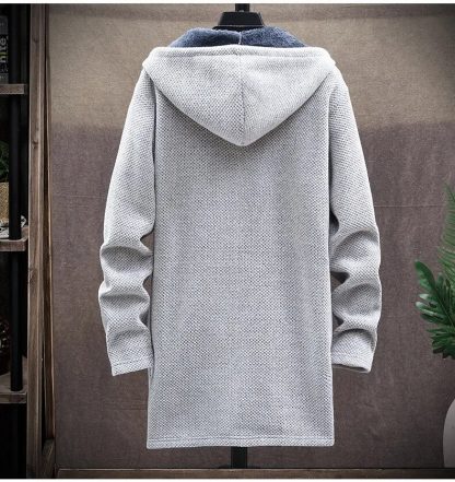 Thick Warm Winter Long Hoodie - Image 4