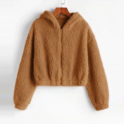 Stylish Chic Winter Top Hoodie - Image 4