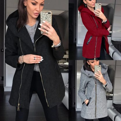 Long Sleeve Slim Hoodies - Image 2