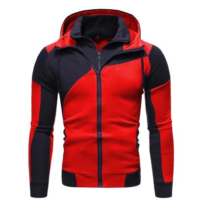 Double Zipper Sweatshirt Hoodie - Image 5