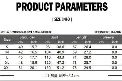 Cube Pattern Hooded Vest - Image 7