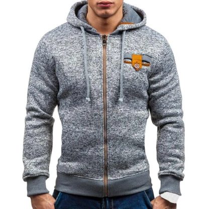 Zip-Up Hoodie with Side Pocket - Image 6