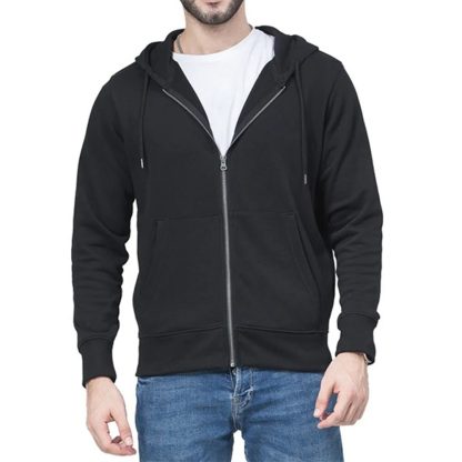 Simple Loose Zip-Up Hoodies