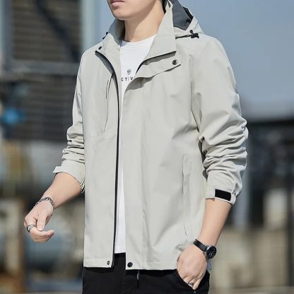 Detachable Hooded Coat