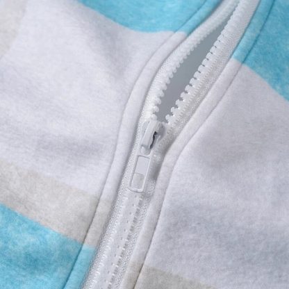 Loose Plaid Big Pocket Hoodie - Image 5