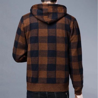 Cozy Fleece-Lined Zipper Sweater - Image 2