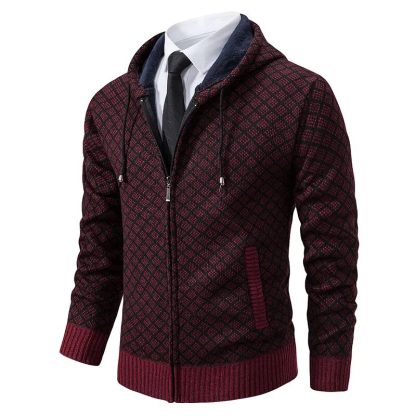 Plaid Winter Hoodie - Image 2