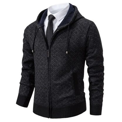 Plaid Winter Hoodie - Image 3