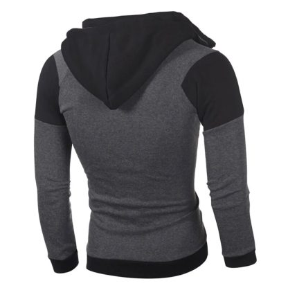 Double Zipper Sweatshirt Hoodie - Image 2