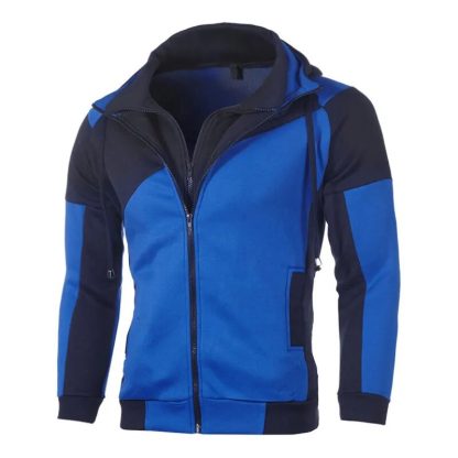 Double Zipper Sweatshirt Hoodie - Image 3