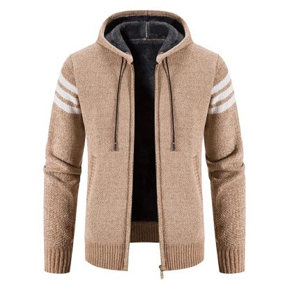 Full Zip Hooded Sweater Coat - Image 2