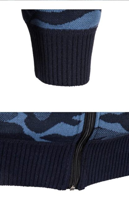 Hooded Camouflage Sweater Jacket - Image 6