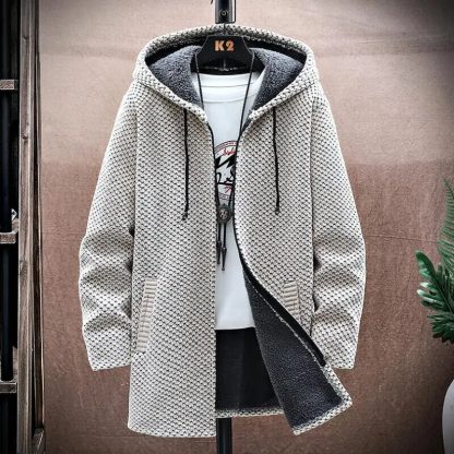 Solid Long Winter Hoodie