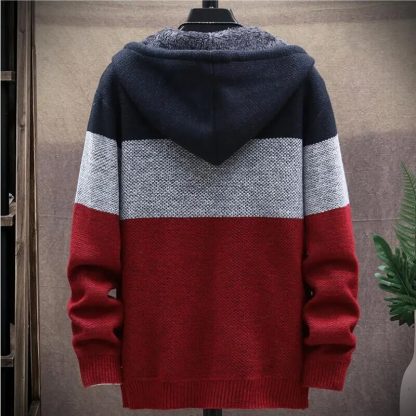Slim Fit Hooded Sweater Jacket - Image 2