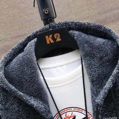Slim Fit Hooded Sweater Jacket - Image 5
